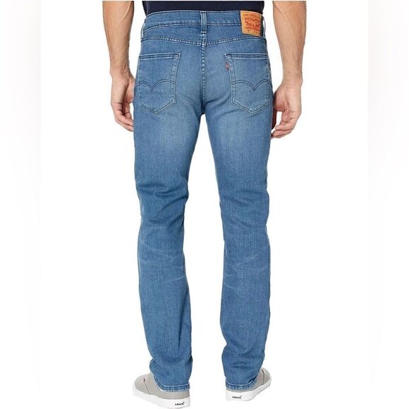 LEVI’S Mens 514 Begonia Tint Over Leg Stretch Flex Straight- Wash Blue 31W/30L - Picture 4 of 7